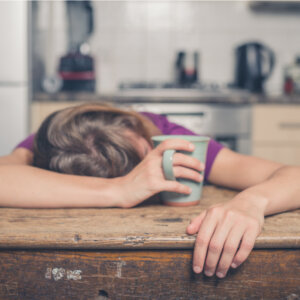 Weary mother
