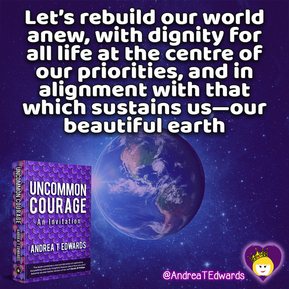 Let's rebuild our world anew, with dignity for all life at the centre of our priorities.